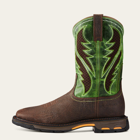 WorkHog Wide Square Toe VentTEK Composite Toe Work Boot - US 8139