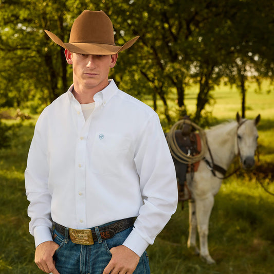 Wrinkle Free Solid Classic Fit Shirt - US 7311