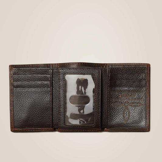 Triple Stitch Trifold Wallet - US 9303