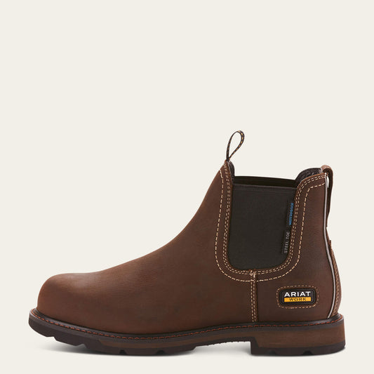Groundbreaker Chelsea Waterproof Steel Toe Work Boot - US 6809