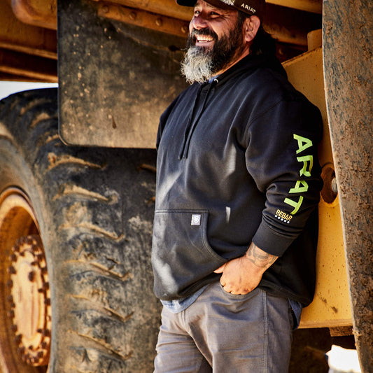 Rebar Workman Graphic Hoodie - US 8476
