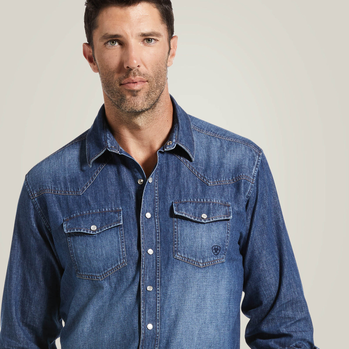Denim Retro Fit Shirt - US 6157