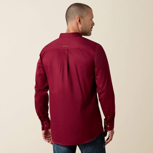 Solid Twill Fitted Shirt - US 6729