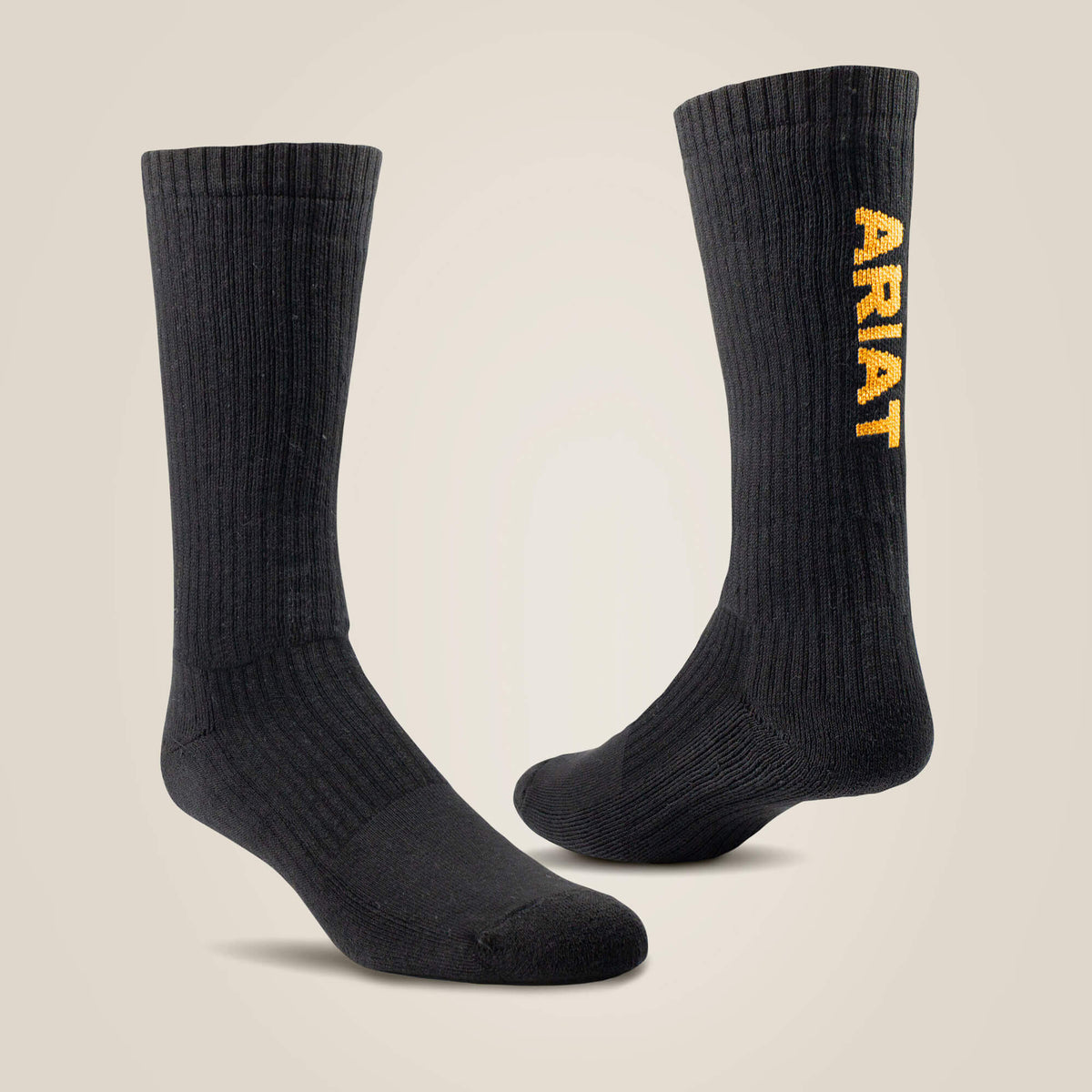 Premium Ringspun Cotton Mid Crew Work Sock 3 Pair - US 2541