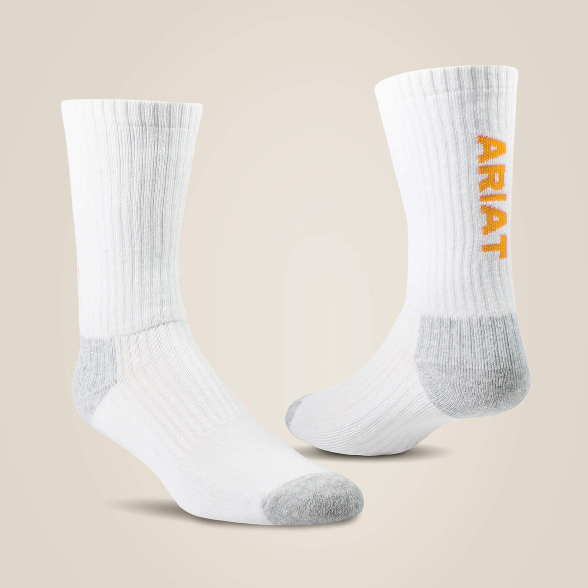 Premium Ringspun Cotton Crew Work Sock 3 Pair Pack - US 5063