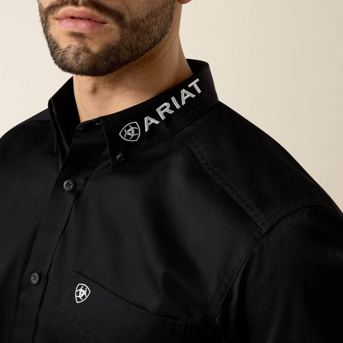 Team Logo Twill Fitted Shirt - US 4321