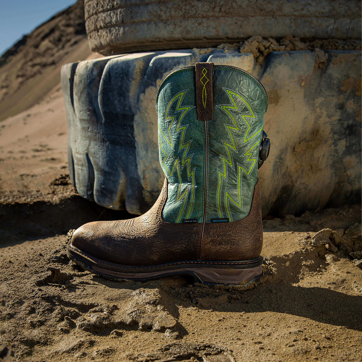 WorkHog XT BOA Waterproof Carbon Toe Work Boot - US 0198