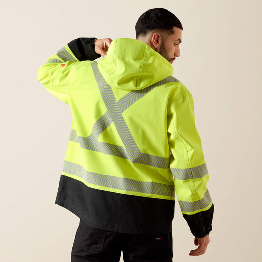 FR Hi-Vis Hooded Waterproof Jacket - US 1617
