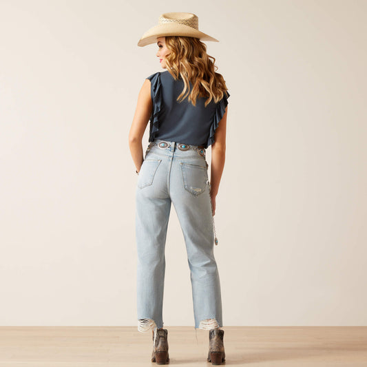 Ultra High Rise Tomboy Straight Jean - US 7881