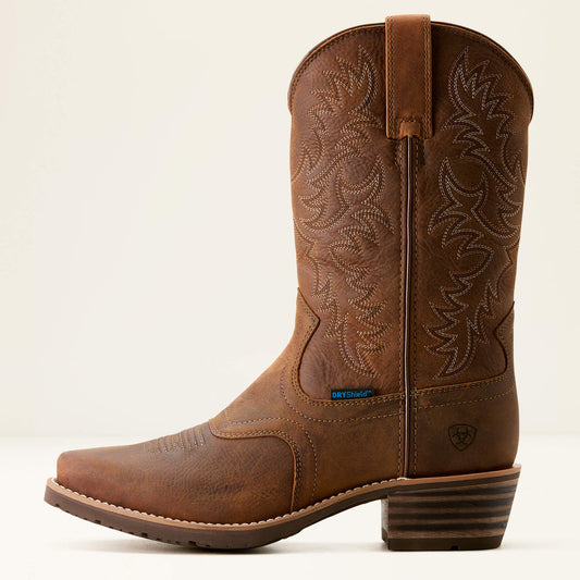 Hybrid Roughstock Square Toe Waterproof Cowboy Boot - US 3843