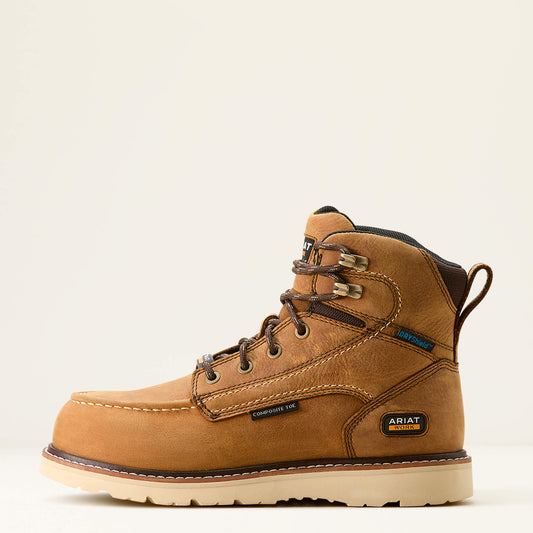 Rebar Wedge Moc Toe Waterproof Composite Toe Work Boot - US 0539