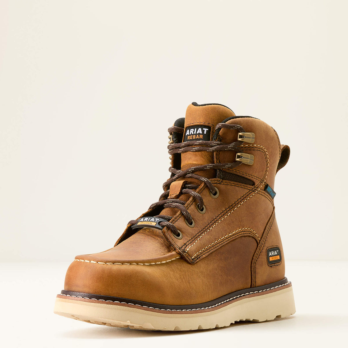Rebar Wedge Moc Toe Waterproof Work Boot - US 0548