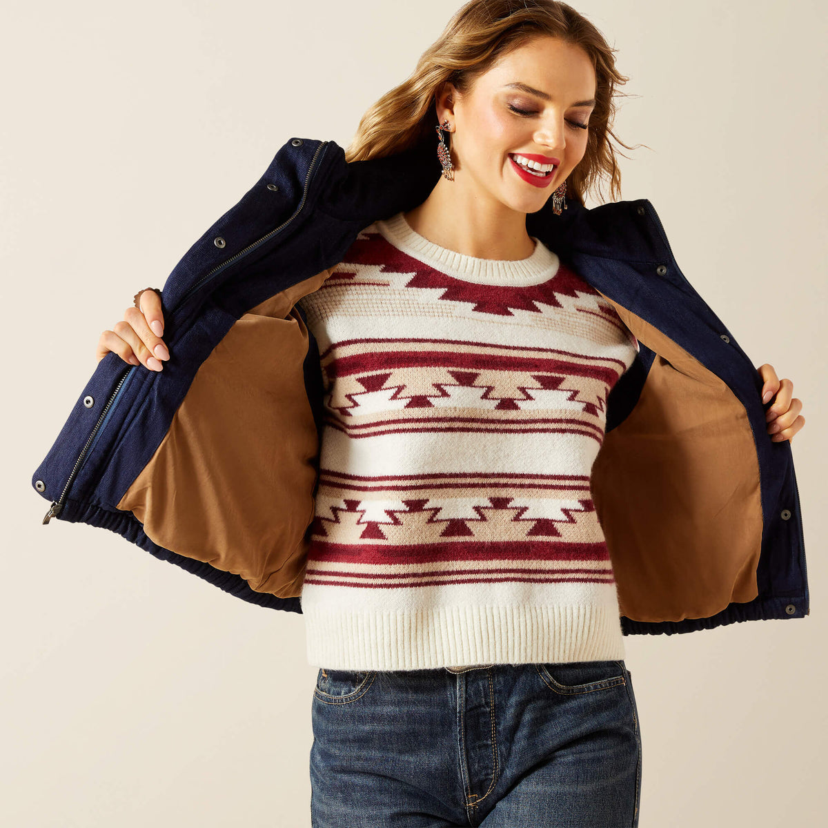 Western Swirls Vest - US 9116