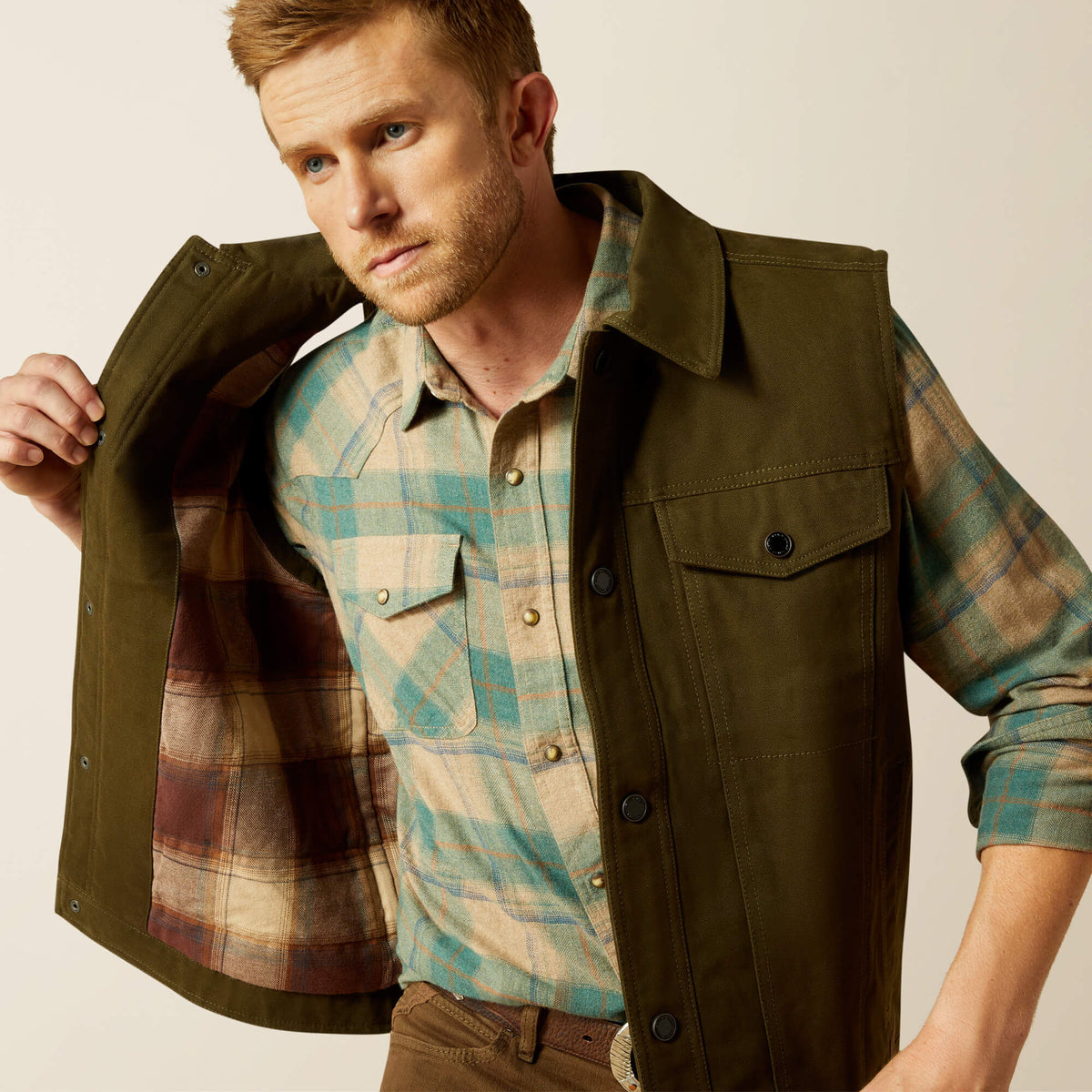 Canvas Rancher Vest - US 2436