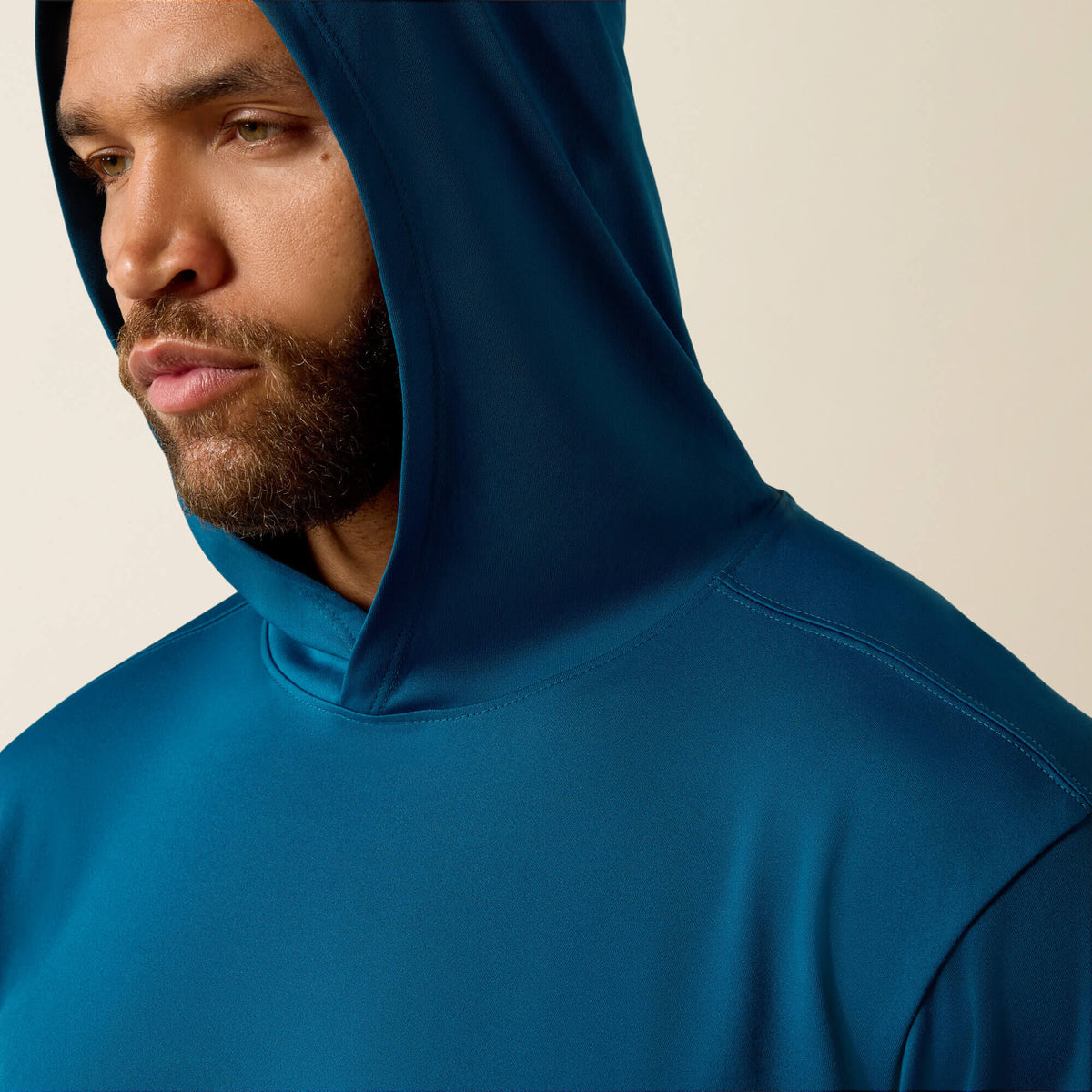 Rebar Sunblocker Outdoor Hooded Classic Fit Long Sleeve T-Shirt - US 6135