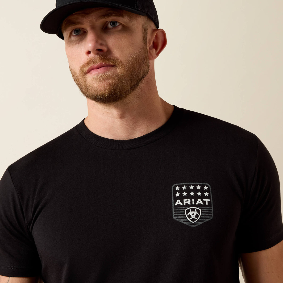 Ariat Stripe Patriotic Badge T-Shirt - US 3943