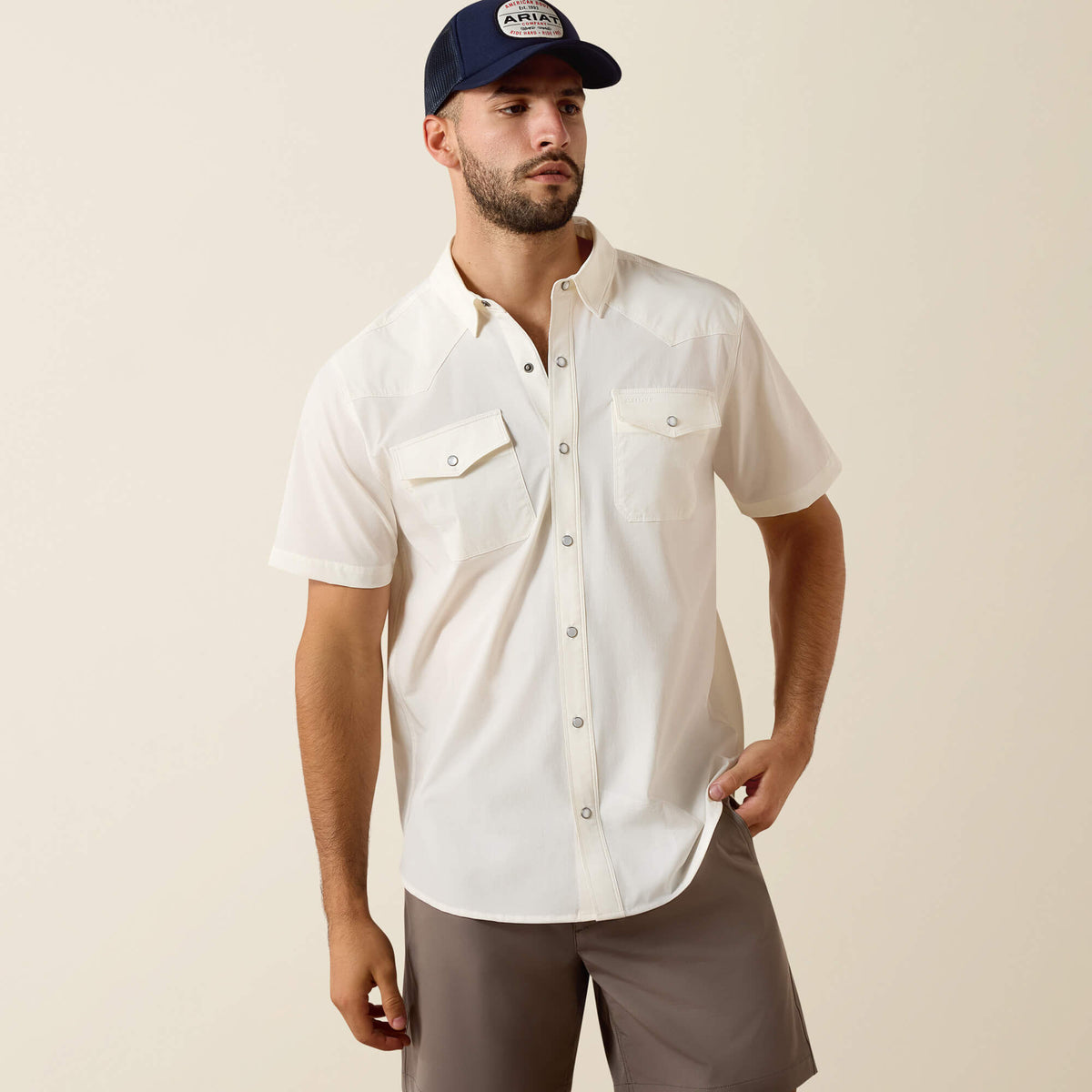 FrontierTough VentTEK Western Fitted Snap Shirt - US 9135