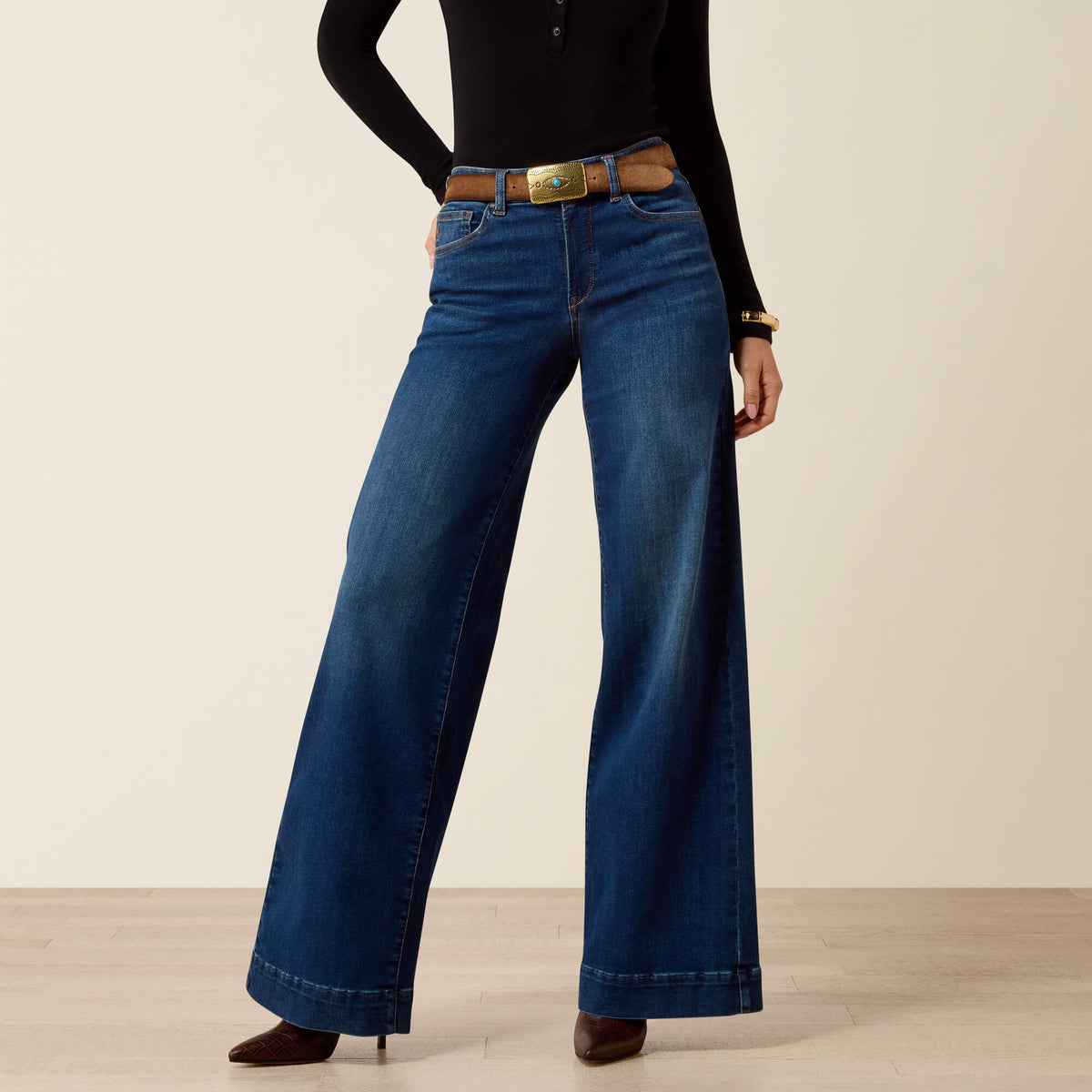 High Rise Revel Vilma Ultrastretch Wide Leg Jeans - US 9876