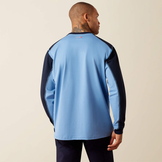 FR Colorblock Baseball Long Sleeve T-Shirt - US 0093