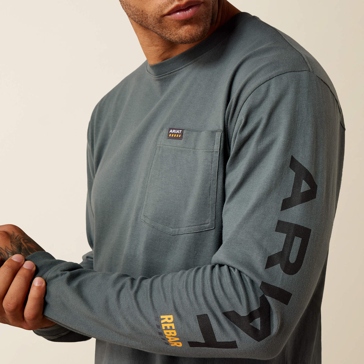 Rebar Cotton Strong Standard Logo Pocket T-Shirt - US 0067