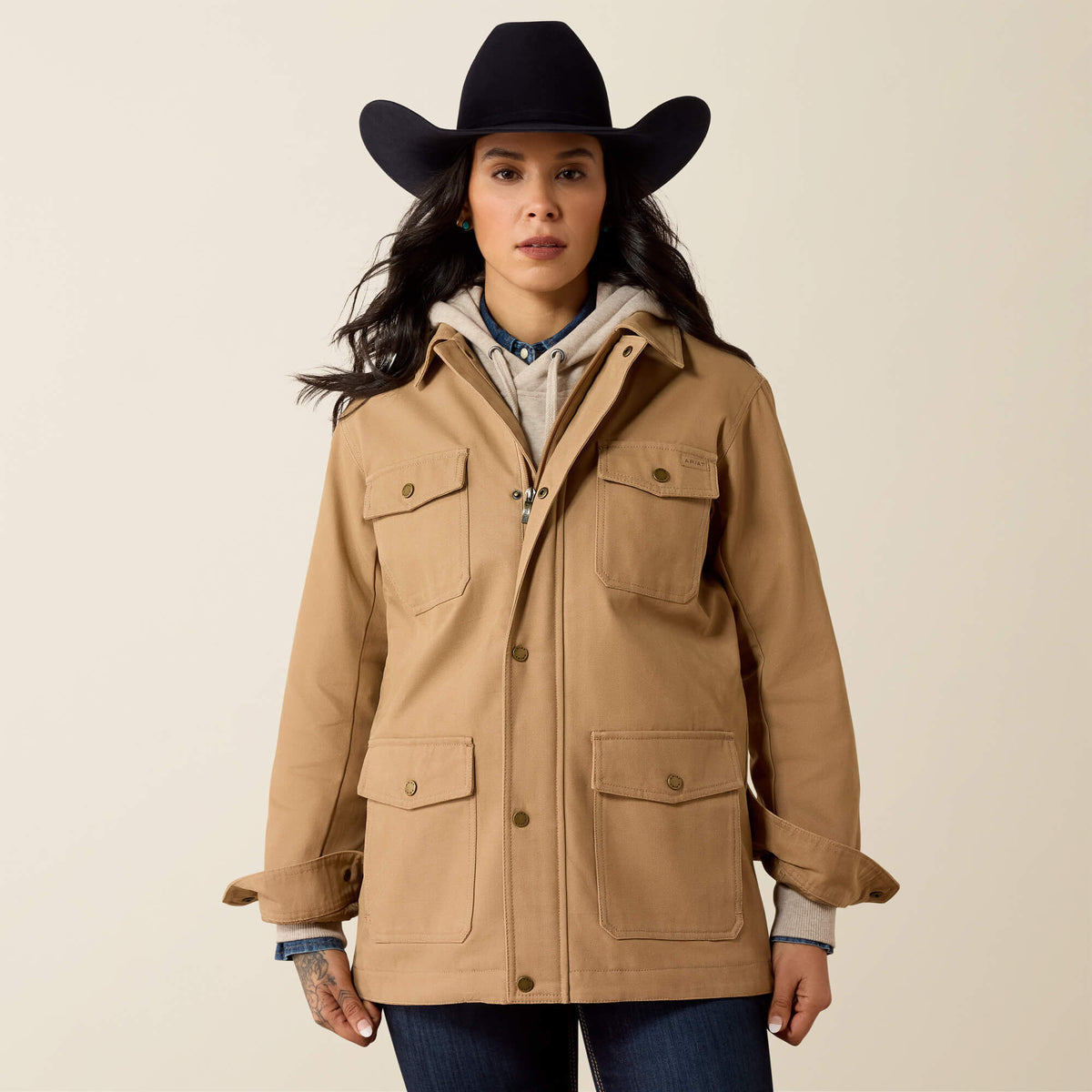 Western Canvas Chore Jacket - US 9435
