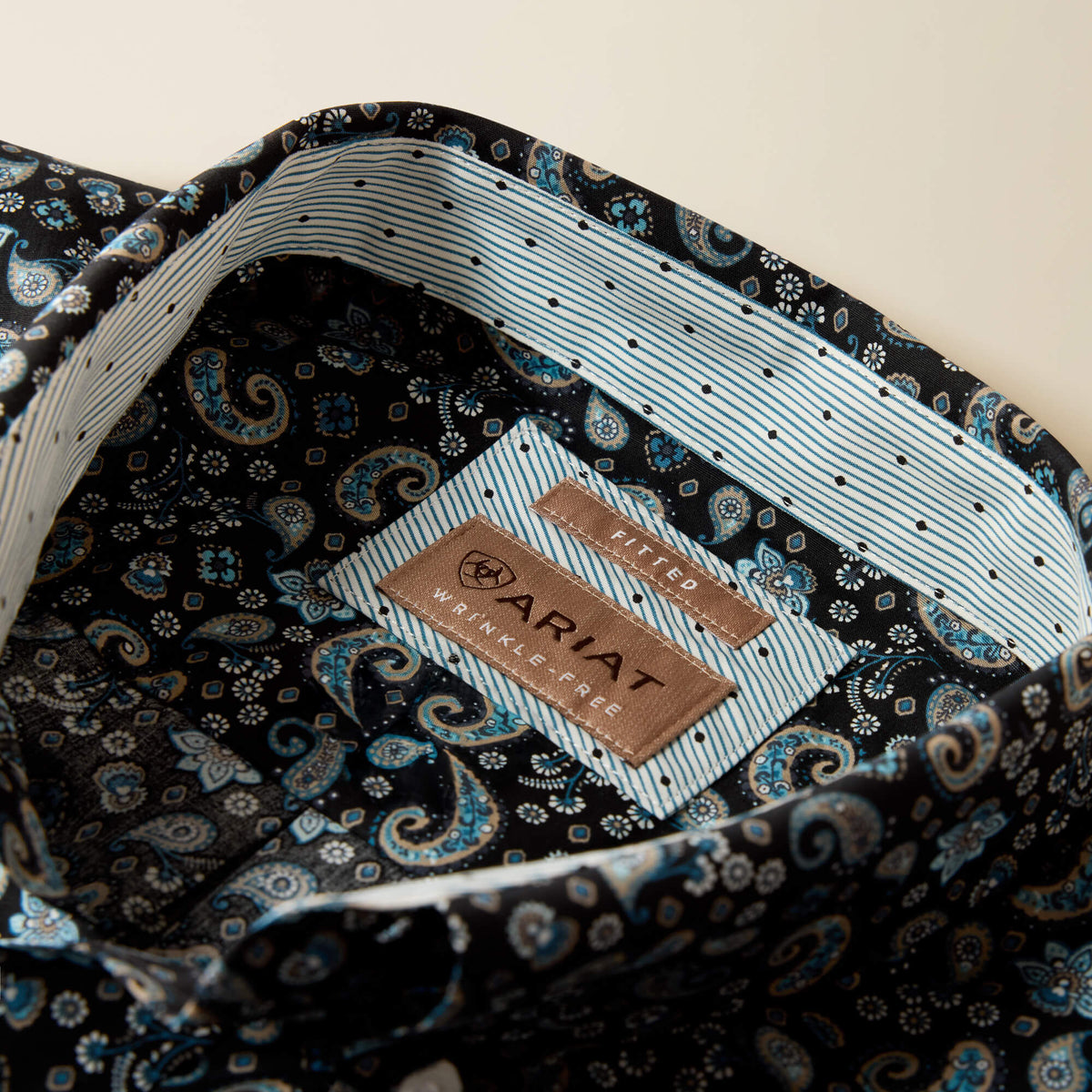 Wrinkle Free Barrette Fitted Shirt - US 6606