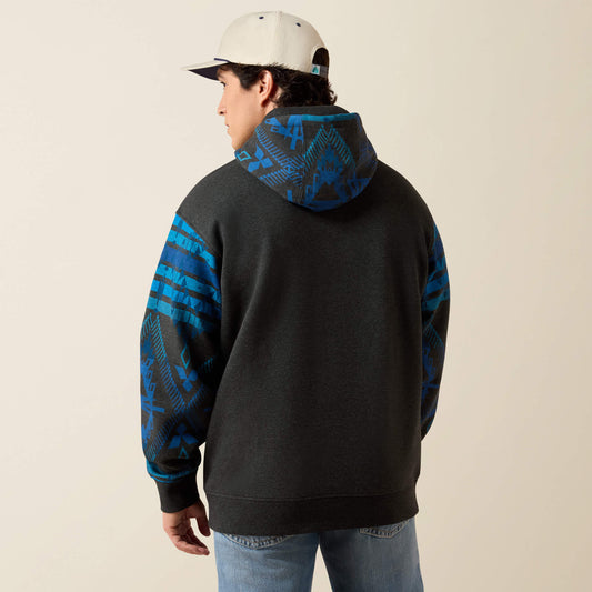 Southwestern Color Block Hoodie - US 1902