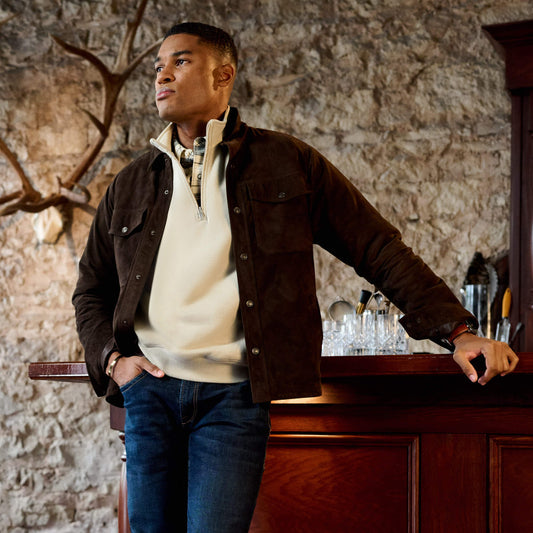 Bench Made Goat Suede Shirt Jacket - US 4889