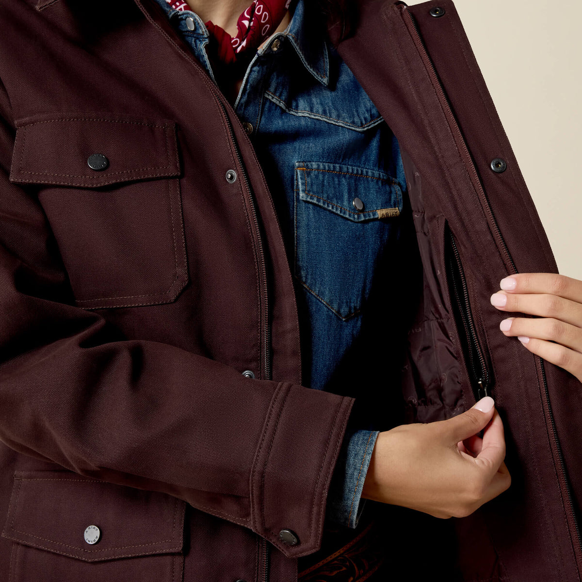 Western Canvas Chore Jacket - US 1087