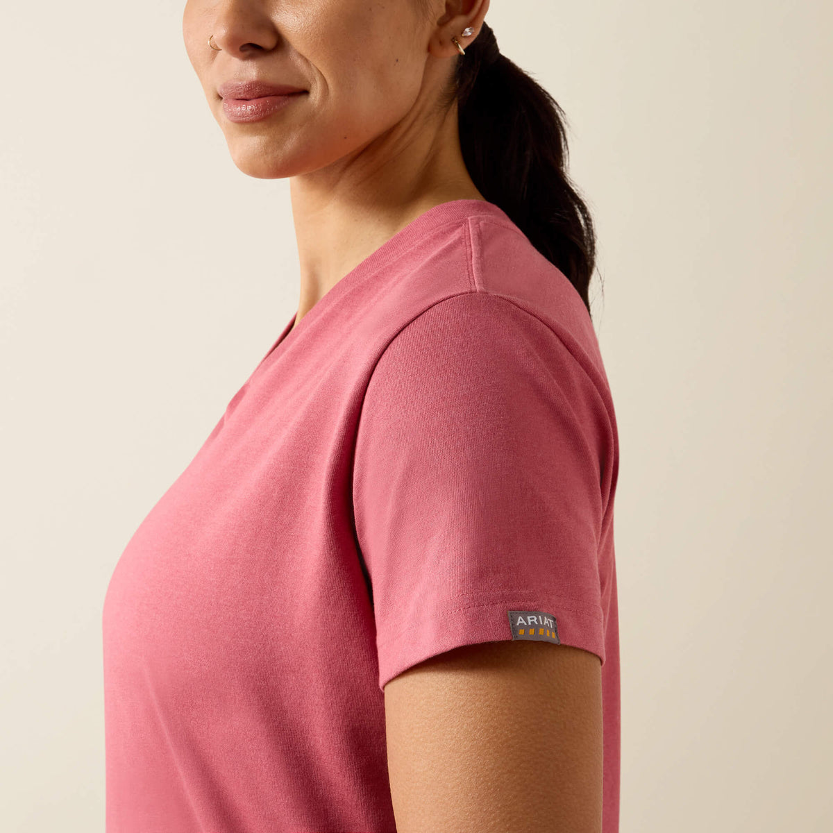 Rebar Cotton Strong Standard V-Neck T-Shirt - US 7575