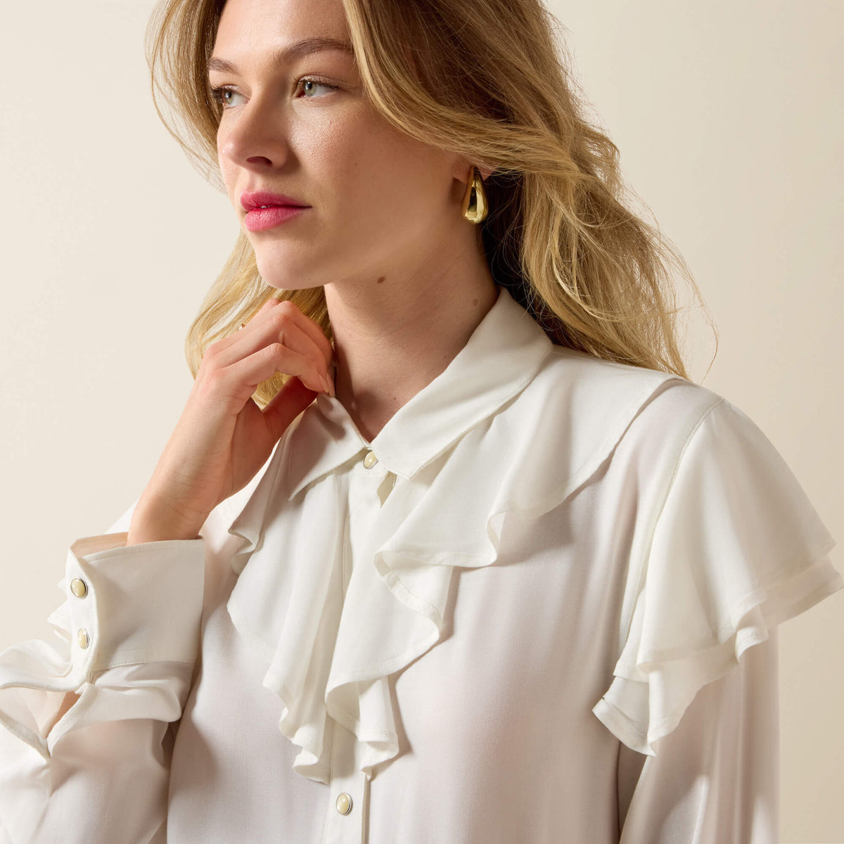 Alice Ruffle Shirt - US 5187