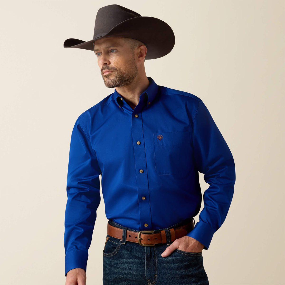Solid Twill Classic Fit Shirt - US 4236