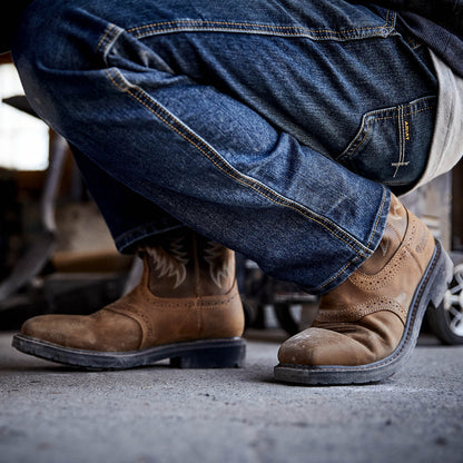 Sierra Wide Square Toe Steel Toe Work Boot - US 3277