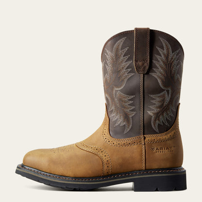 Sierra Wide Square Toe Steel Toe Work Boot - US 3277
