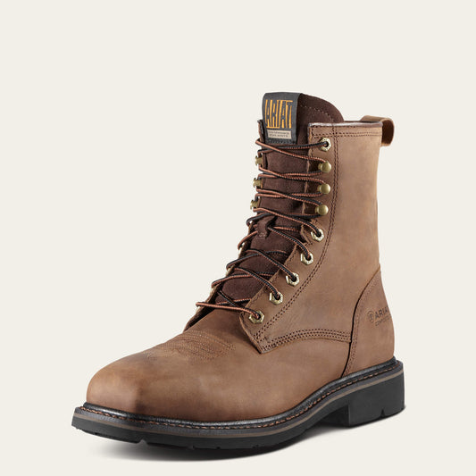 Cascade 8" Wide Square Toe Steel Toe Work Boot - US 4469