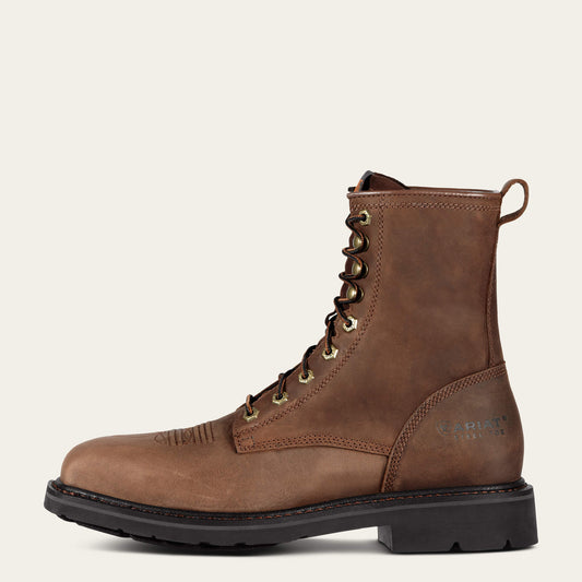 Cascade 8" Wide Square Toe Steel Toe Work Boot - US 4469