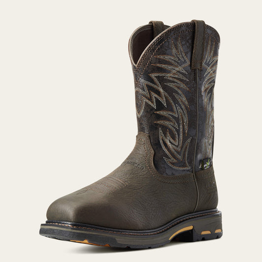 WorkHog Wide Square Toe MetGuard Waterproof Composite Toe Work Boot - US 3793