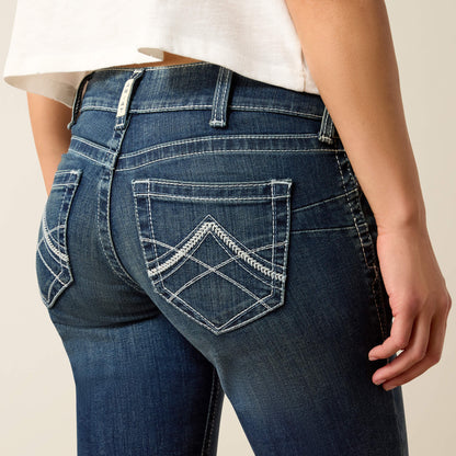 R.E.A.L. Mid Rise Stretch Icon Stackable Straight Leg Jean - US 1548