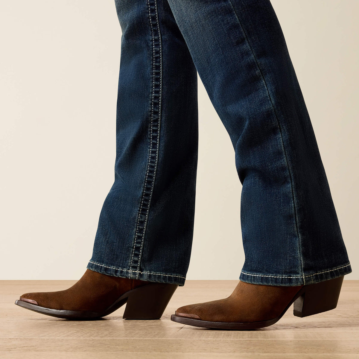 R.E.A.L. Mid Rise Stretch Icon Stackable Straight Leg Jean - US 1548