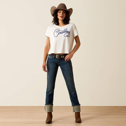 R.E.A.L. Mid Rise Stretch Icon Stackable Straight Leg Jean - US 1548