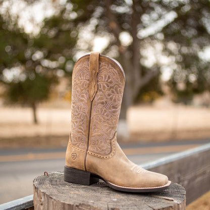 Round Up Remuda Wide Square Toe Western Boot - US 4110