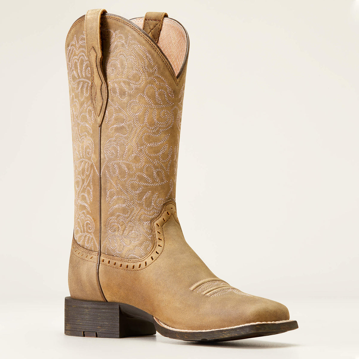 Round Up Remuda Wide Square Toe Western Boot - US 4110