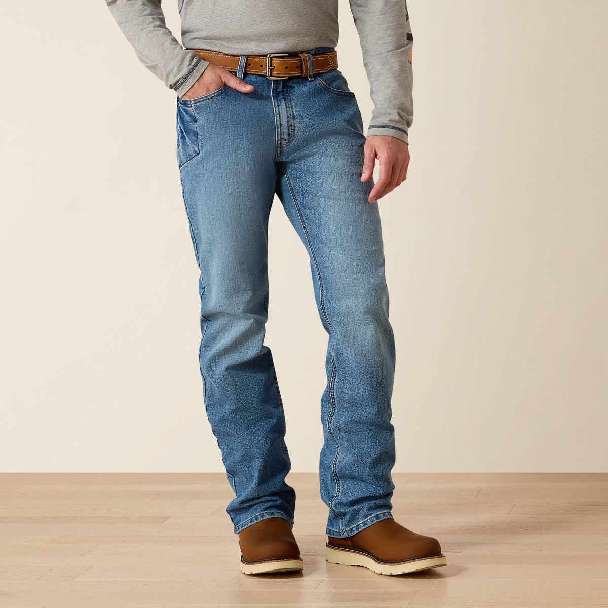 Rebar M4 Relaxed DuraStretch Basic Boot Cut Jean - US 7391