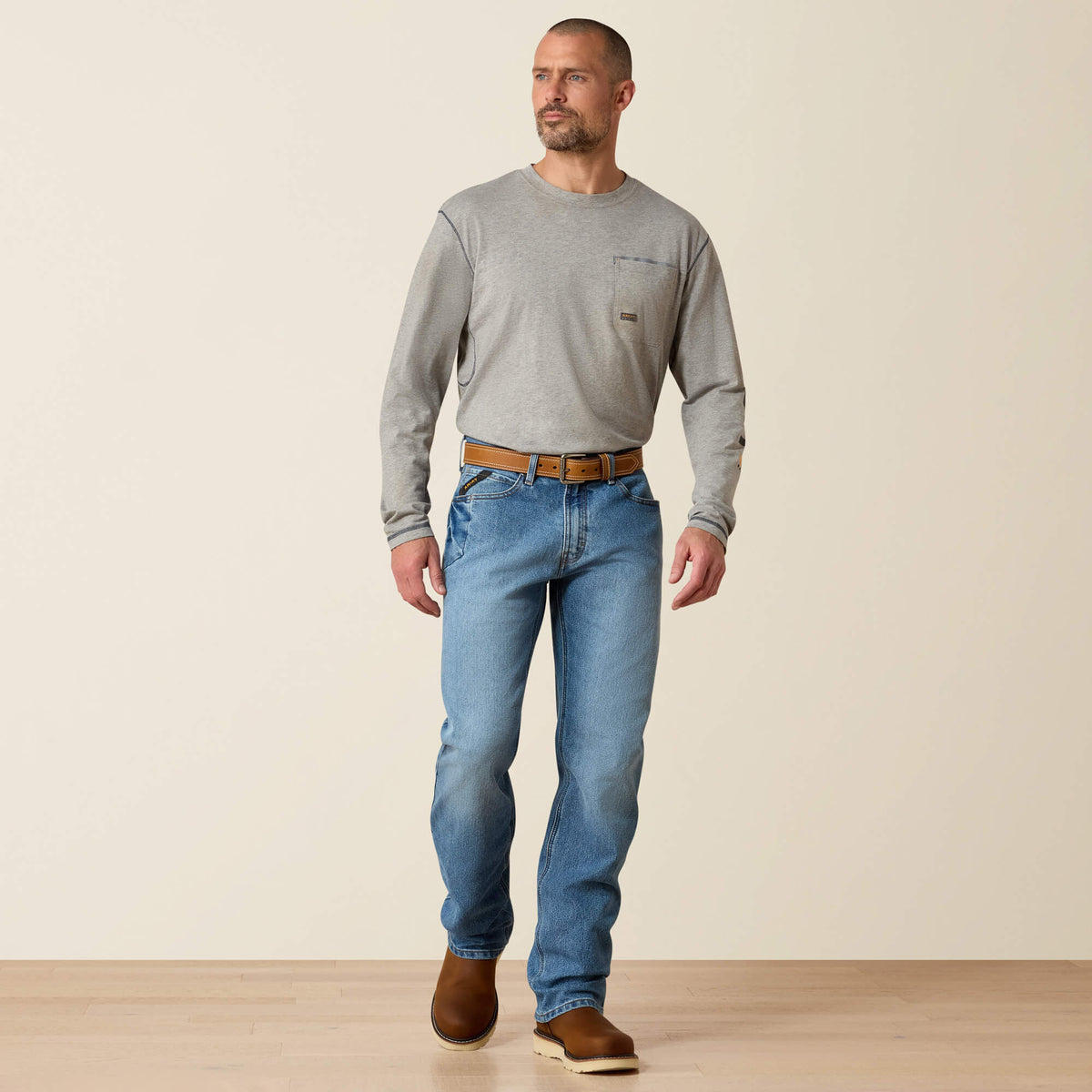 Rebar M4 Relaxed DuraStretch Basic Boot Cut Jean - US 7391