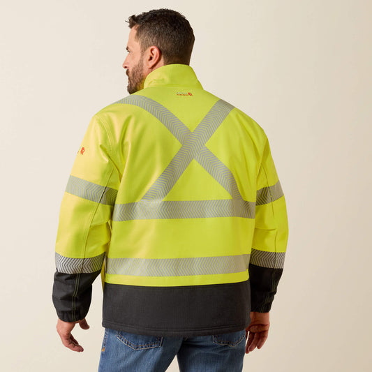 FR Hi-Vis Waterproof Insulated Jacket - US 6657