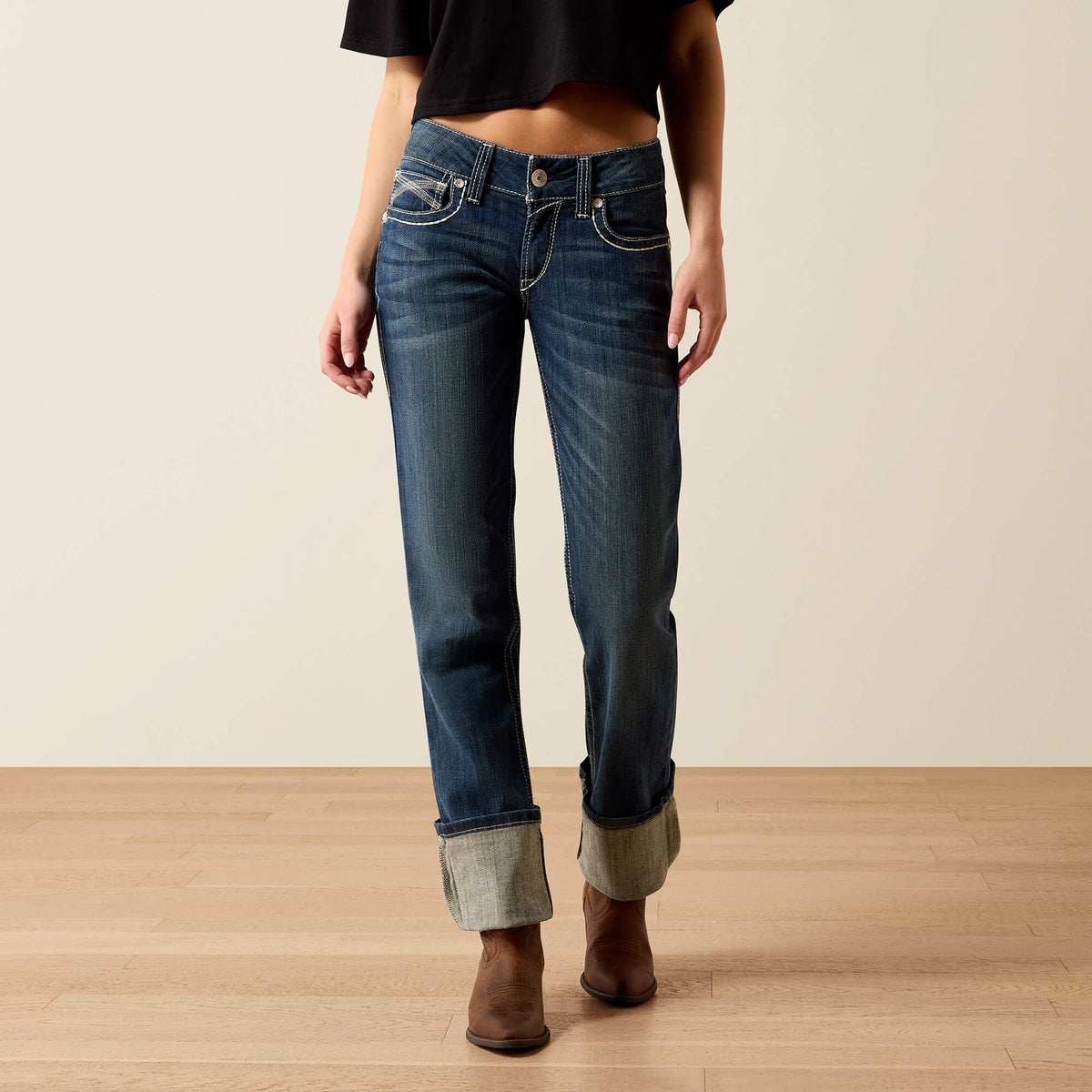 Mid Rise Ivy Straight Leg Jean - US 2501