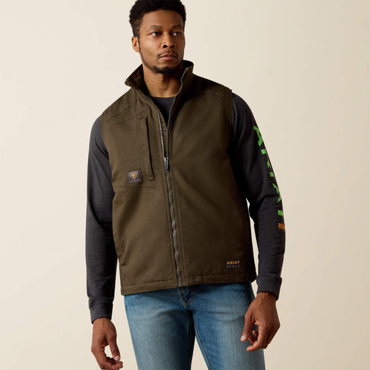 Rebar Washed DuraCanvas Insulated Vest - US 0727