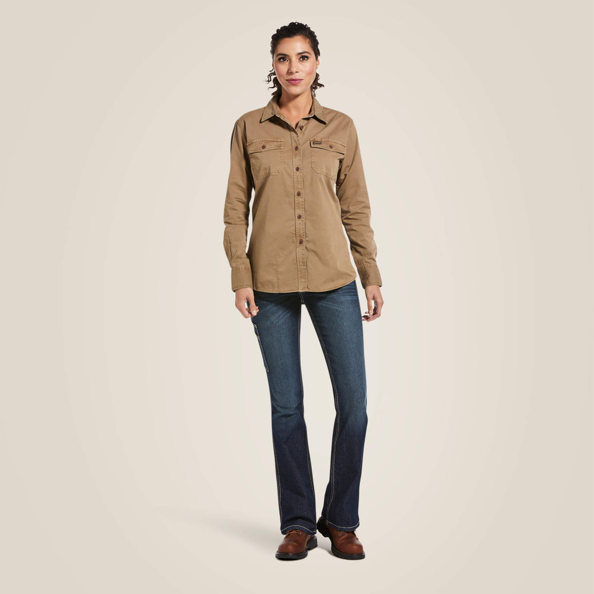 Rebar Washed Twill Work Shirt - US 2672