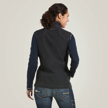 Rebar Stretch Canvas Softshell Vest - US 8109