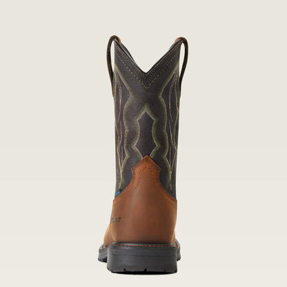 RigTek Wide Square Toe Waterproof Composite Toe Work Boot - US 9060